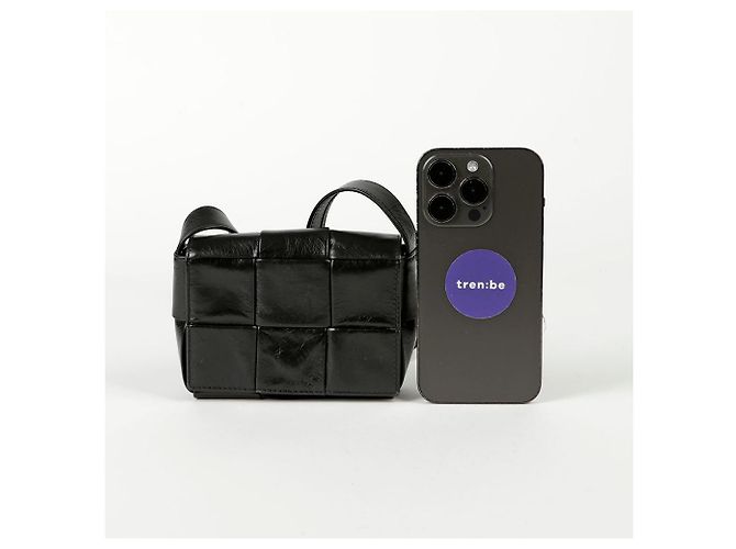 Bottega Veneta Mini borsa a tracolla Candy Cassette Nero - vista 8