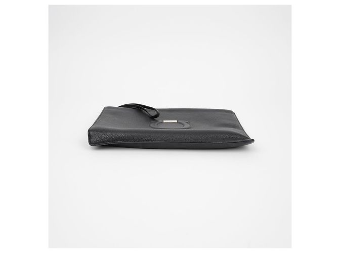 Salvatore Ferragamo Clutch con tracolla Gancini Nero - vista 6