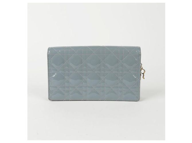 Dior Borsa a tracolla Lady Pouch Blu - vista 3