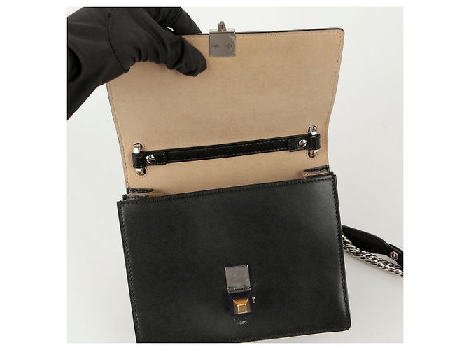 Fendi Borsa a tracolla piccola Can Eye Nero - vista 10
