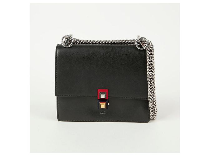 Fendi Borsa a tracolla piccola Can Eye Nero - vista 2