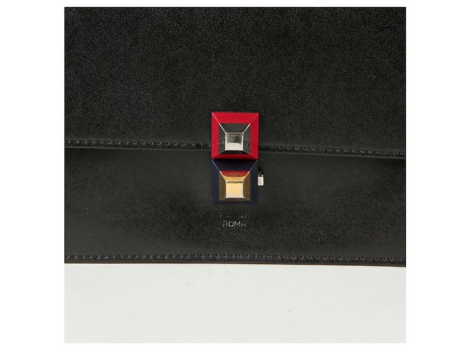 Fendi Borsa a tracolla piccola Can Eye Nero - vista 3