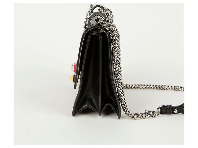 Fendi Borsa a tracolla piccola Can Eye Nero - vista 5