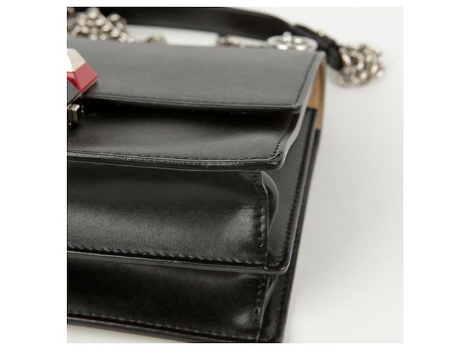 Fendi Borsa a tracolla piccola Can Eye Nero - vista 7