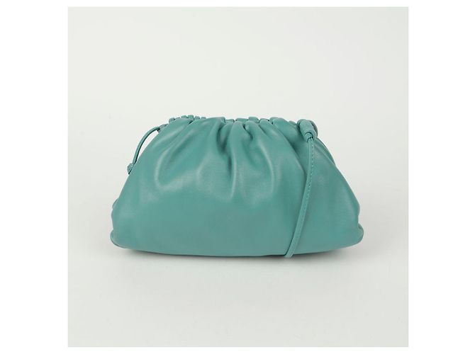 Bottega Veneta Mini borsa a tracolla a forma di raviolo Verde - vista 2