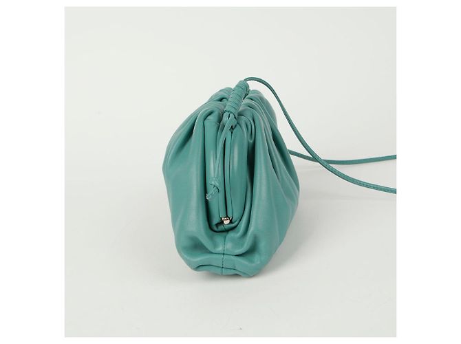 Bottega Veneta Mini borsa a tracolla a forma di raviolo Verde - vista 4