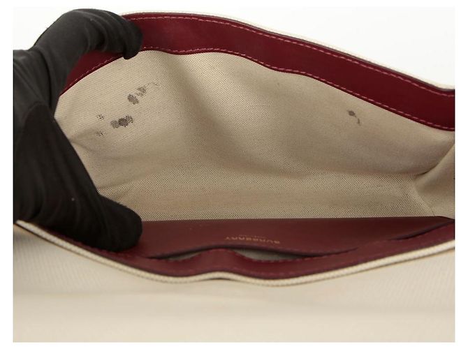 Burberry Borsa a spalla media Hosperi Rosso - vista 14
