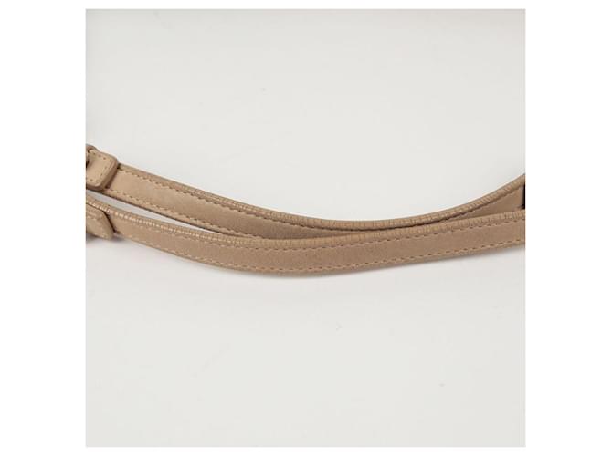 Chanel Borsa a spalla con catena e logo CC Marrone - vista 10