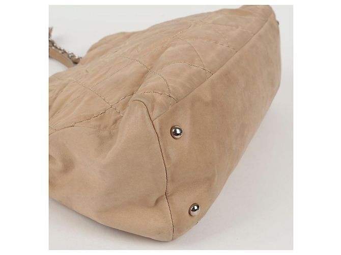 Chanel Borsa a spalla con catena e logo CC Marrone - vista 9