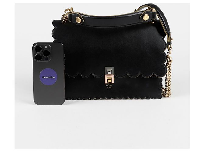 Fendi Borsa a spalla media Nero - vista 8