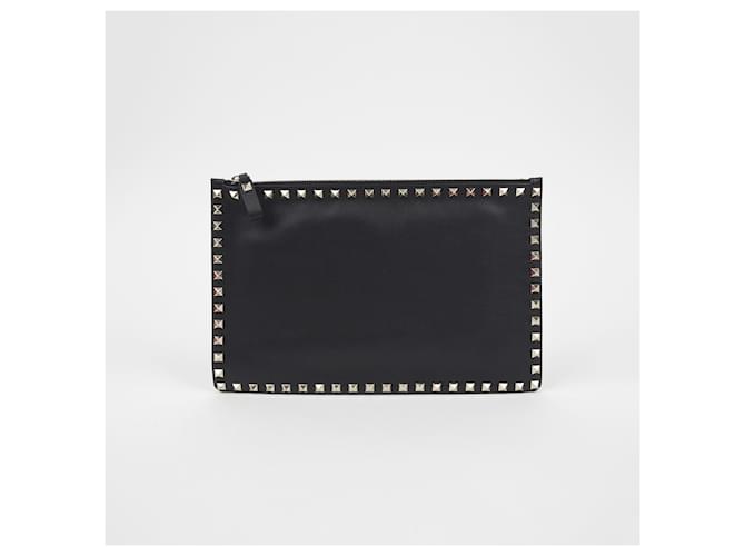 Valentino Clutch Rockstud Nero - vista 2