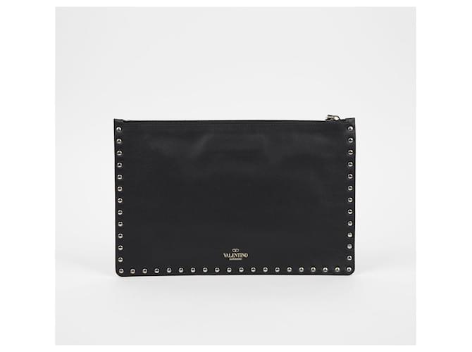 Valentino Clutch Rockstud Nero - vista 3