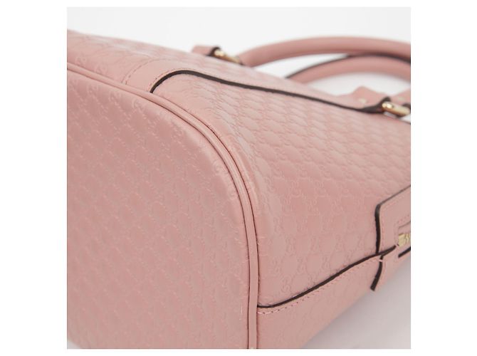 Gucci Borsa a spalla a cupola media Rosa - vista 11