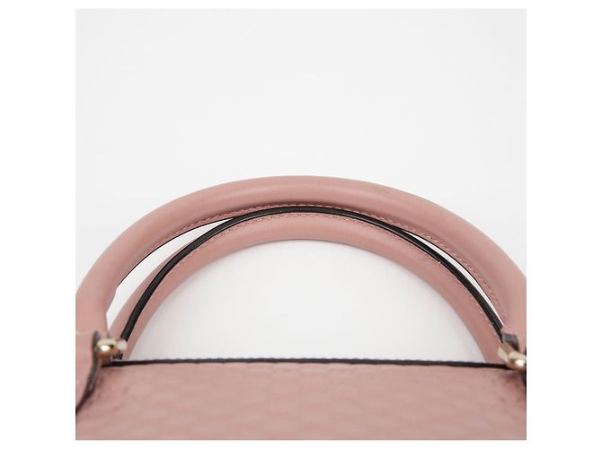 Gucci Borsa a spalla a cupola media Rosa - vista 12