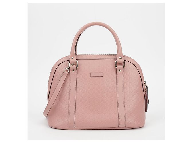Gucci Borsa a spalla a cupola media Rosa - vista 2