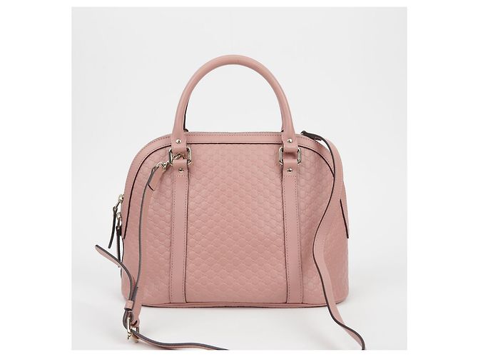 Gucci Borsa a spalla a cupola media Rosa - vista 5