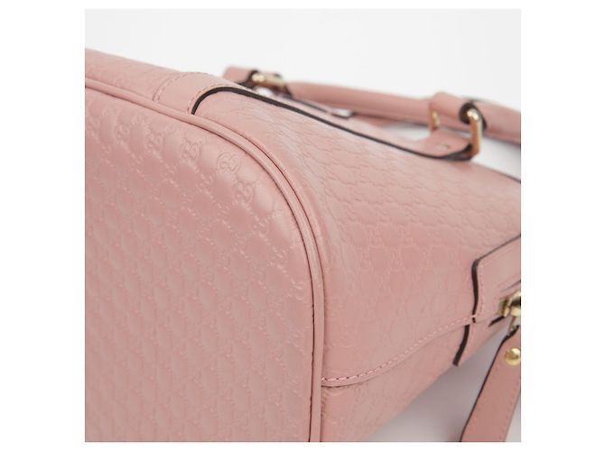 Gucci Borsa a spalla a cupola media Rosa - vista 9
