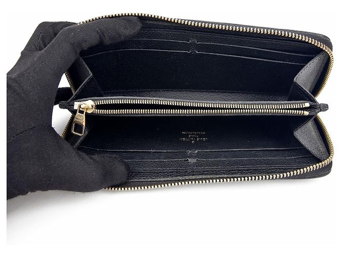 Louis Vuitton Empreinte Clemence Lang Wallet Schwarz - Ansicht 10