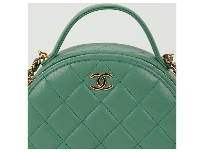 Chanel Borsa a tracolla Half Moon Vanity Verde - vista 3