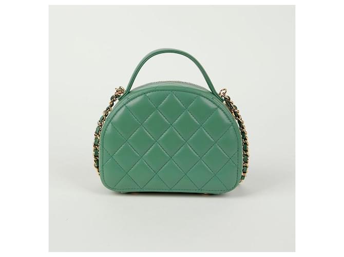 Chanel Borsa a tracolla Half Moon Vanity Verde - vista 4