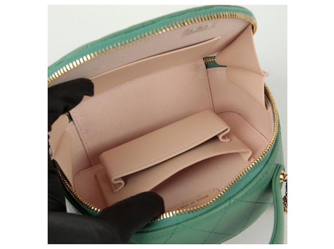 Chanel Borsa a tracolla Half Moon Vanity Verde - vista 9