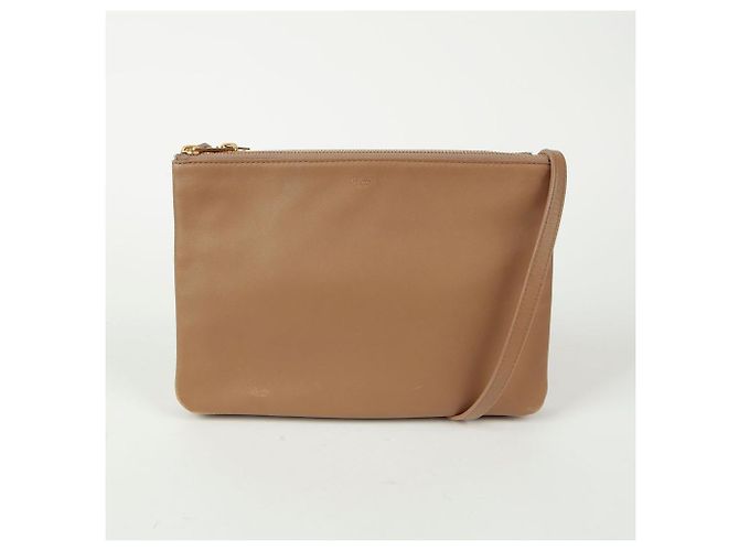 Céline Grande borsa a tracolla Trio Marrone - vista 2