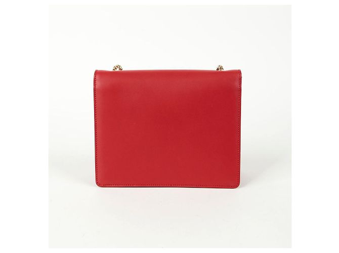 Salvatore Ferragamo Borsa a tracolla incrociata Thalia Chain Rosso - vista 5
