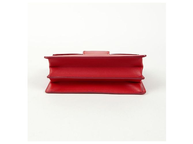 Salvatore Ferragamo Borsa a tracolla incrociata Thalia Chain Rosso - vista 7