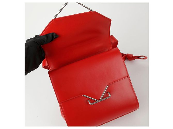 Bottega Veneta La piccola borsa a spalla e a tracolla Clip Box Rosso - vista 8