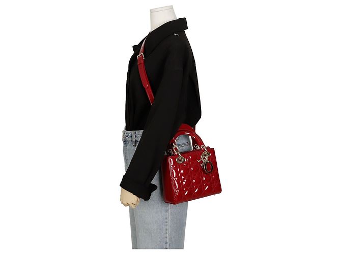Dior Borsa tote piccola da donna Rosso - vista 13