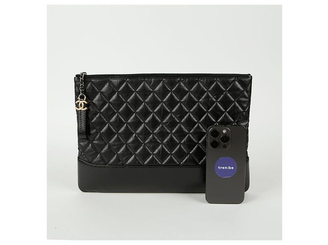 Chanel Clutch Gabrielle Grande Nero - vista 7