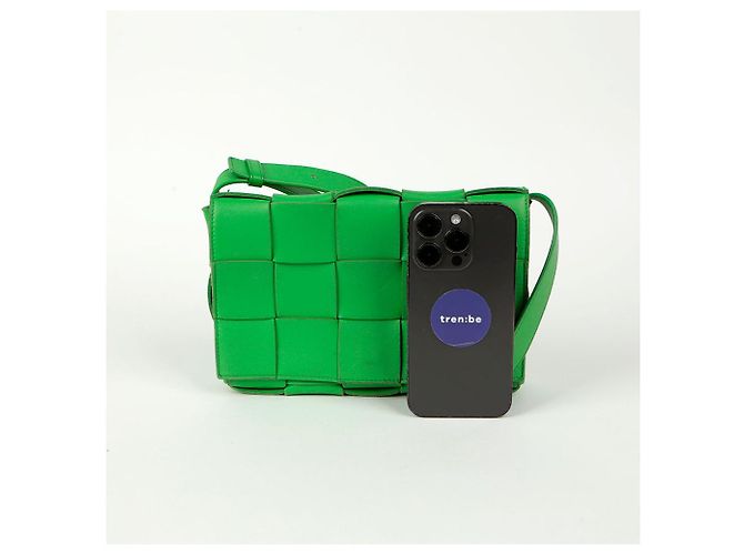 Bottega Veneta Borsa a tracolla Cassette Verde - vista 10