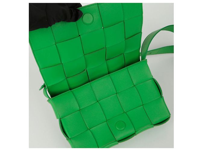 Bottega Veneta Borsa a tracolla Cassette Verde - vista 11