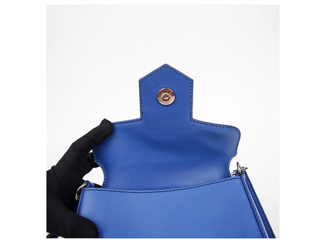 Givenchy Borsa a spalla incrociata Nobile Mini Blu - vista 14