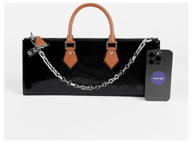 Louis Vuitton Borsa a Spalla Trico Tote Nero - vista 8