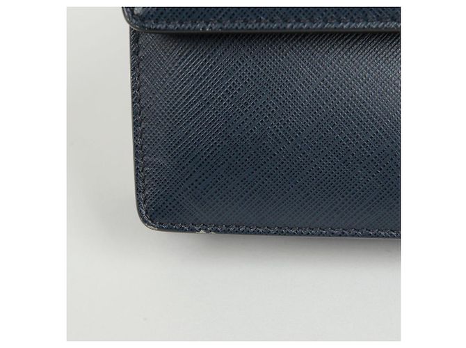 Salvatore Ferragamo Borsa a spalla incrociata Bara Genie Blu - vista 4