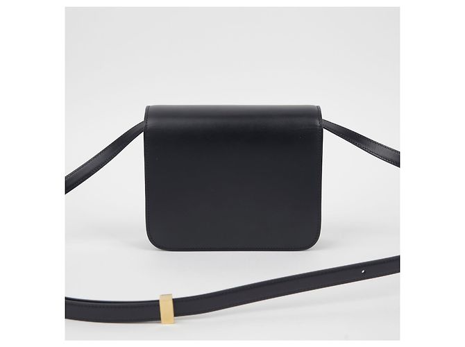 Classic Box Céline Bolsa de ombro clássica pequena Preto - vista 2