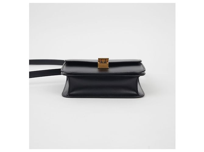 Classic Box Céline Bolsa de ombro clássica pequena Preto - vista 4