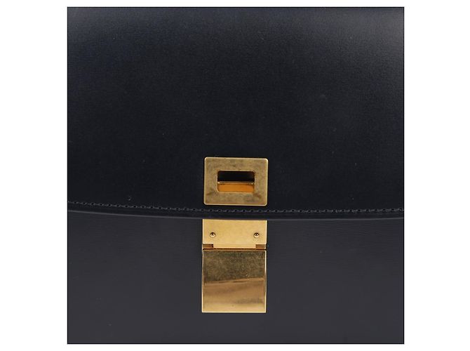 Classic Box Céline Bolsa de ombro clássica pequena Preto - vista 8