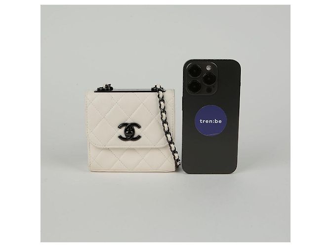 Trendy CC Chanel Borsa a spalla incrociata mini CC alla moda Bianco - vista 11