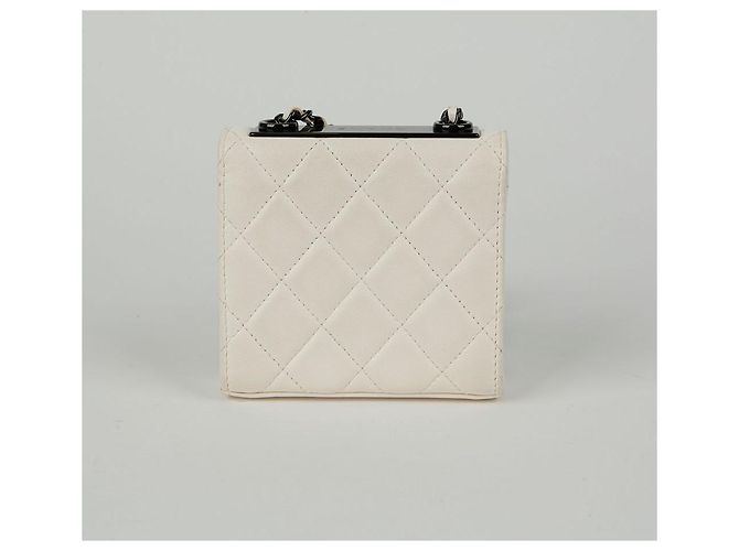 Trendy CC Chanel Borsa a spalla incrociata mini CC alla moda Bianco - vista 4