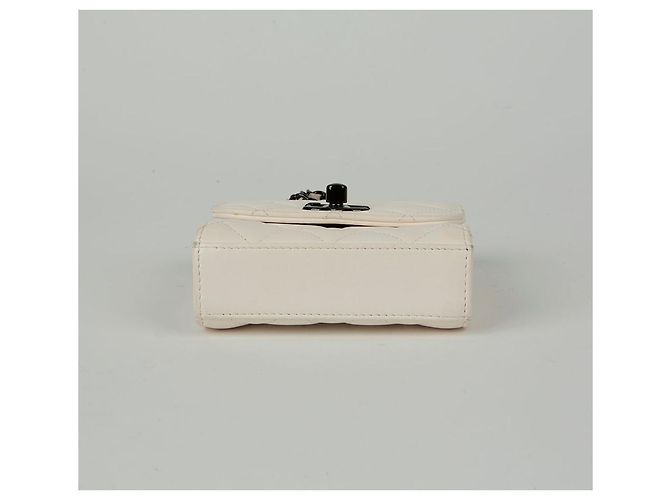 Trendy CC Chanel Borsa a spalla incrociata mini CC alla moda Bianco - vista 7