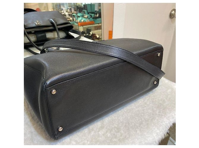 Chanel surfbags tote bag schwarz mit Silber 16. Generation - Ansicht 3