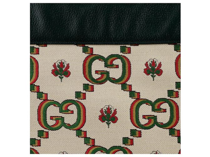 Gucci Centennial Medium Tote- und Schultertasche Grün - Ansicht 6