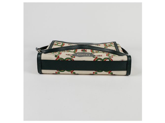 Gucci Centennial Medium Tote- und Schultertasche Grün - Ansicht 8