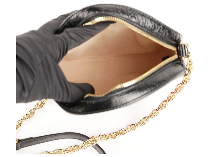 Gucci Borsa a Spalla e Crossbody Ophidia Mini GG Round Nero - vista 9