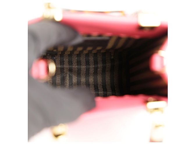 Fendi Mini borsa tote e borsa a spalla Sunshine Rosa - vista 11