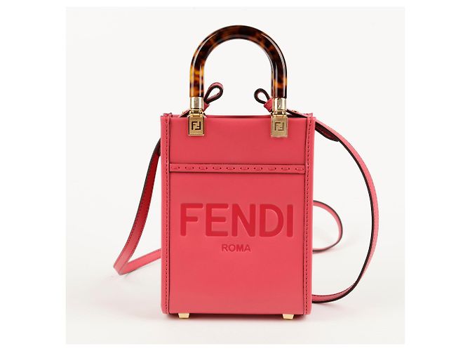Fendi Mini borsa tote e borsa a spalla Sunshine Rosa - vista 2