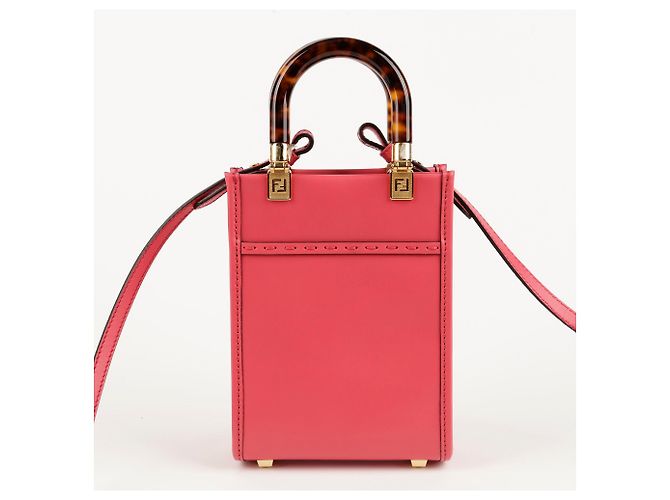 Fendi Mini borsa tote e borsa a spalla Sunshine Rosa - vista 6