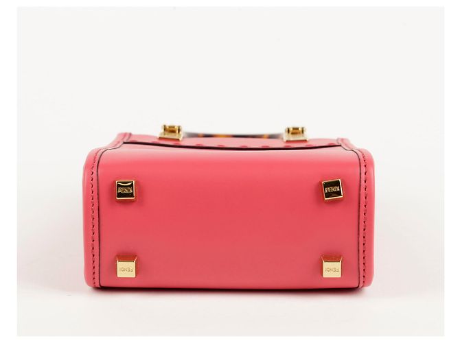 Fendi Mini borsa tote e borsa a spalla Sunshine Rosa - vista 9